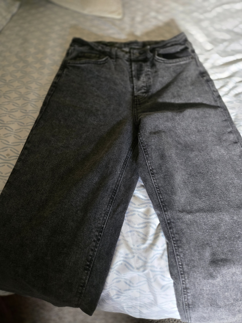 wild fable Relaxed Wide-Leg Black Jeans
